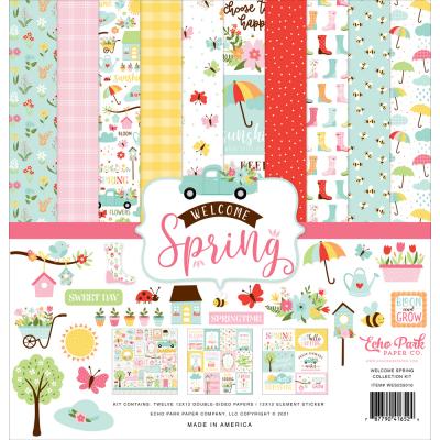 Echo Park Welcome Spring Designpapier - Collection Kit